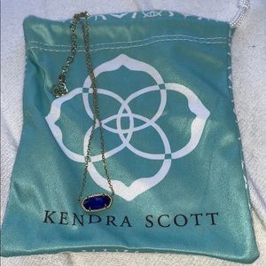 Blue Kendra scott necklace